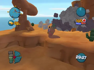 Worms 4 Mayhem (USA) screen shot game playing